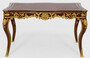 Casa Padrino Luxus Barock Schreibtisch mit Schublade Braun / Gold - Prunkvoller B�rotisch im Barockstil - Barock B�rom�bel - Barockstil B�ro M�bel - Luxus M�bel im Barockstil - Barock Einrichtung