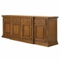 Casa Padrino Luxus Barock Massivholz Sideboard Braun 233 cm - Barock M�bel