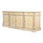 Casa Padrino Luxus Barock Sideboard Creme / Braun 233 cm - Barock M�bel