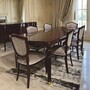 Casa Padrino Luxus Barock Massivholz Sideboard mit 4 T�ren Rotbraun / Gold 215 cm - Barockstil M�bel