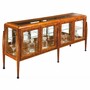 Casa Padrino Luxus Biedermeier Sideboard mit 4 Glast�ren Braun 190 cm - Biedermeier M�bel - Made in Italy 