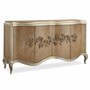 Casa Padrino Luxus Barock Sideboard Braun / Champagner-Gold 183 cm - Barock M�bel