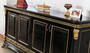 Casa Padrino Luxus Barock Sideboard Schwarz / Gold - Prunkvoller Massivholz Schrank mit 4 T�ren - Barock M�bel - Edel & Prunkvoll