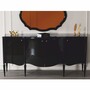 Casa Padrino Luxus Barock Sideboard Schwarz 215 cm - Barock M�bel