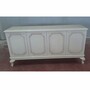 Casa Padrino Luxus Barock Sideboard mit 4 T�ren Creme / Grau 210 cm - Barock M�bel