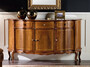 Casa Padrino Luxus Barock Sideboard Braun - Prunkvoller Massivholz Schrank mit 3 T�ren und 3 Schubladen - Barock Wohnzimmer & Hotel M�bel - Luxus Qualit�t - Made in Italy