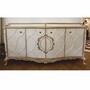Casa Padrino Luxus Barock Sideboard Wei� / Antik Gold 254 cm - Barock M�bel