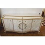 Casa Padrino Luxus Barock Sideboard Wei� / Antik Gold 254 cm - Barock M�bel