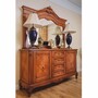 Casa Padrino Luxus Barock Sideboard mit Spiegel Braun - Esszimmer M�bel im Barockstil