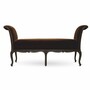 Casa Padrino Luxus Barock Samt Sitzbank Dunkelbraun 172 cm - Luxus Barock Wohnzimmer & Hotel M�bel