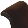 Casa Padrino Luxus Barock Samt Sitzbank Dunkelbraun 172 cm - Luxus Barock Wohnzimmer & Hotel M�bel