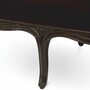 Casa Padrino Luxus Barock Samt Sitzbank Dunkelbraun 172 cm - Luxus Barock Wohnzimmer & Hotel M�bel