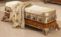 Casa Padrino Luxus Barock Sitzbank Gold / Braun / Gold - Prunkvolle Massivholz Bank im Barockstil - Barock M�bel - Barock Einrichtung - Luxus M�bel im Barockstil - Edel & Prunkvoll