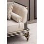 Casa Padrino Luxus Barock Sofa Beige / Braun / Gold 245 cm - Barock Wohnzimmer M�bel