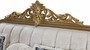 Casa Padrino Luxus Barock Sofa Blau / Wei� / Gold 234 x 93 x H. 124 cm - Wohnzimmer M�bel im Barockstil - Edel & Prunkvoll