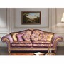 Casa Padrino Luxus Barock Hotel & Wohnzimmer Sofa Lila / Gold 260 cm - Made in Italy