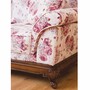 Casa Padrino Luxus Barock Sofa Wei� / Pink / Braun 210 cm - Barock Wohnzimmer M�bel