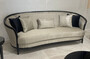 Casa Padrino Luxus Barock Sofa Gold / Schwarz - Barockstil Wohnzimmer Sofa - Barockstil Wohnzimmer M�bel - Luxus M�bel im Barockstil - Barock Einrichtung - Edel & Prunkvoll