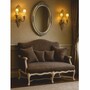 Casa Padrino Luxus Barock Sofa Dunkelbraun / Wei� 150 cm - Barock Wohnzimmer M�bel