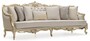 Casa Padrino Luxus Barock Wohnzimmer Sofa Grau / Gold 292 cm - Barock M�bel