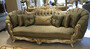 Casa Padrino Luxus Barock Wohnzimmer Sofa Gr�n / Wei� / Gold - Handgefertigte Barock Wohnzimmer M�bel - Edel & Prunkvoll
