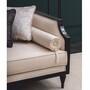 Casa Padrino Luxus Barock Sofa Beige / Schwarz 235 cm - Barock Wohnzimmer M�bel