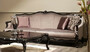 Casa Padrino Luxus Barock Sofa Rosa / Schwarz - Prunkvolles Wohnzimmer Sofa - Barock Wohnzimmer M�bel - Luxus Qualit�t