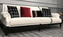 Casa Padrino Luxus Barock Sofa Wei� / Silber / Schwarz - Edles Wohnzimmer Sofa im Barockstil - Barock Wohnzimmer M�bel