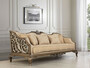 Casa Padrino Luxus Barock Sofa Beige / Gold / Braun / Silber - Wohnzimmer Sofa im Barockstil - Barock Wohnzimmer M�bel - Edel & Prunkvoll