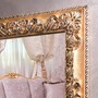 Casa Padrino Luxus Barock Spiegel Gold H. 134 cm - Rechteckiger Barockstil Wandspiegel - Made in Italy