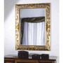 Casa Padrino Luxus Barock Spiegel Silber / Gold H. 126 cm - Barockstil M�bel 