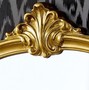 Casa Padrino Luxus Barock Spiegel Gold 92 x 5 x H. 106 cm - Wundersch�ner Massivholz Wandspiegel im Barockstil