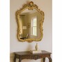 Casa Padrino Luxus Barock Spiegel Gold H. 84 cm - Barock M�bel - Made in Italy 