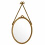 Casa Padrino Luxus Barock Mahagoni Spiegel Antik Gold H. 111 cm - Barockstil Wandspiegel - Barock M�bel