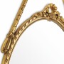 Casa Padrino Luxus Barock Mahagoni Spiegel Antik Gold H. 111 cm - Barockstil Wandspiegel - Barock M�bel