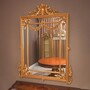 Casa Padrino Luxus Barock Spiegel Gold H. 158 cm - Prunkvoller Barockstil Wandspiegel - Made in Italy