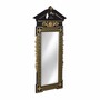 Casa Padrino Luxus Barock Spiegel Schwarz / Gold H. 189 cm - Barockstil M�bel