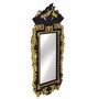 Casa Padrino Luxus Barock Spiegel Schwarz / Gold H. 178 cm - Barockstil M�bel
