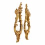 Casa Padrino Luxus Barock Spiegel Set Antik Gold H. 80 cm - Barockstil M�bel