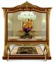 Casa Padrino Luxus Barock Spiegelkonsole Braun / Gold - Barock M�bel - Made in Italy 