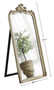 Casa Padrino Luxus Barock Standspiegel Antik Silber - Prunkvoller Barockstil Spiegel - Luxus Schlafzimmer M�bel im Barockstil - Barock M�bel - Luxus Qualit�t - Made in Italy