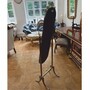 Casa Padrino Luxus Barock Standspiegel Silber / Gold H. 165 cm - Schwenkbarer Spiegel - Barock M�bel - Made in Italy