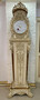 Casa Padrino Luxus Barock Standuhr Creme / Braun / Gold - Prunkvolle Massivholz Uhr im Barockstil - Luxus M�bel im Barockstil - Barock M�bel - Barock Interior - Barock Standuhren