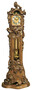 Casa Padrino Luxus Barock Standuhr Braun / Gold - Prunkvolle Massivholz Pendeluhr im Barockstil - Barock Interior - Barock Standuhren - Luxus Qualit�t - Made in Italy