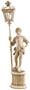 Casa Padrino Luxus Barock Stehleuchte Laterne Antik Beige 52 x 37 x H. 207 cm - Prunkvolle Barockstil Stehlampe - Luxus Qualit�t - Made in Italy 