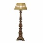 Casa Padrino Luxus Barock Stehleuchte Braun / Gold H. 187 cm - Made in Italy 