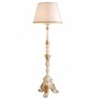 Casa Padrino Luxus Barock Stehleuchte Elfenbein / Gold H. 183 cm - Made in Italy