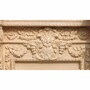 Casa Padrino Luxus Barock Travertin Kaminumrandung Beige 180 x H. 140 cm