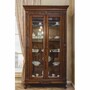Casa Padrino Luxus Barock Vitrine Dunkelbraun 122,5 x H. 218,5 cm - Barock M�bel