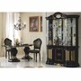 Casa Padrino Luxus Barock Vitrine Schwarz / Gold 139 x H. 213 cm - Barock M�bel - Made in Italy